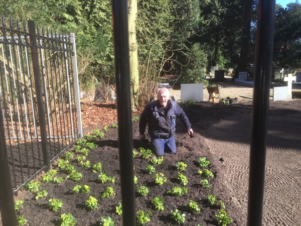 aan het planten